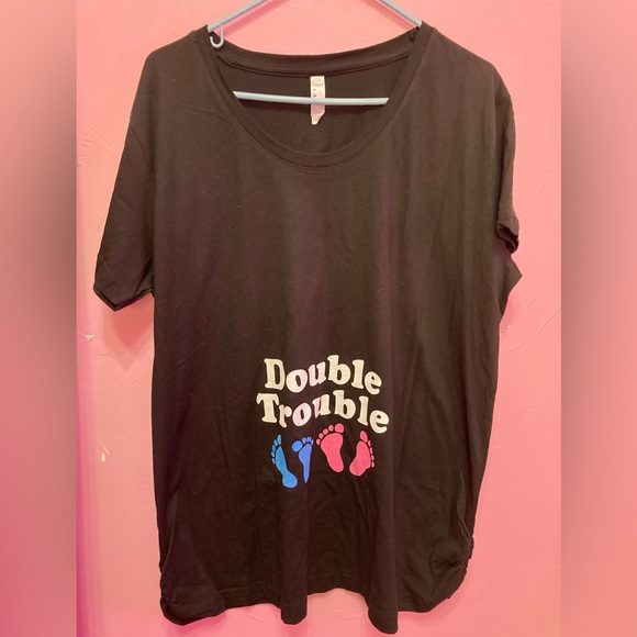 Live And Tell Tops - 👚 Live & Tell Size XL Maternity Twins Shirt 👚